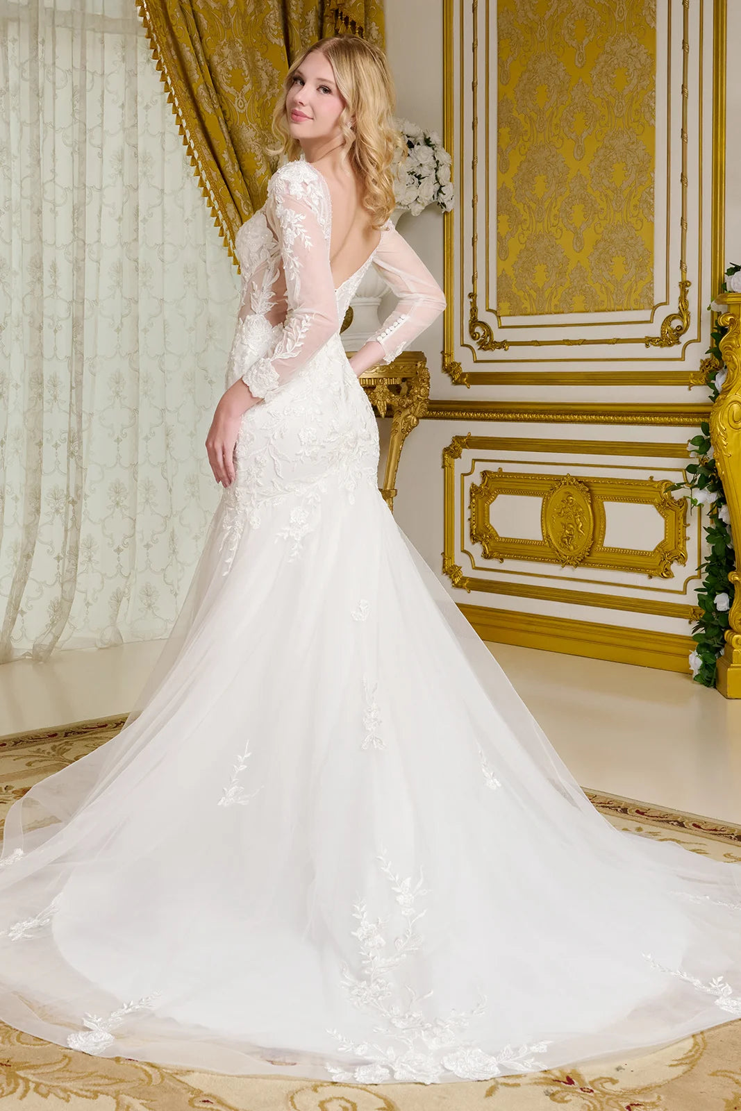 Vestido de Novia GLS by Gloria GL3659 - OFF WHITE
