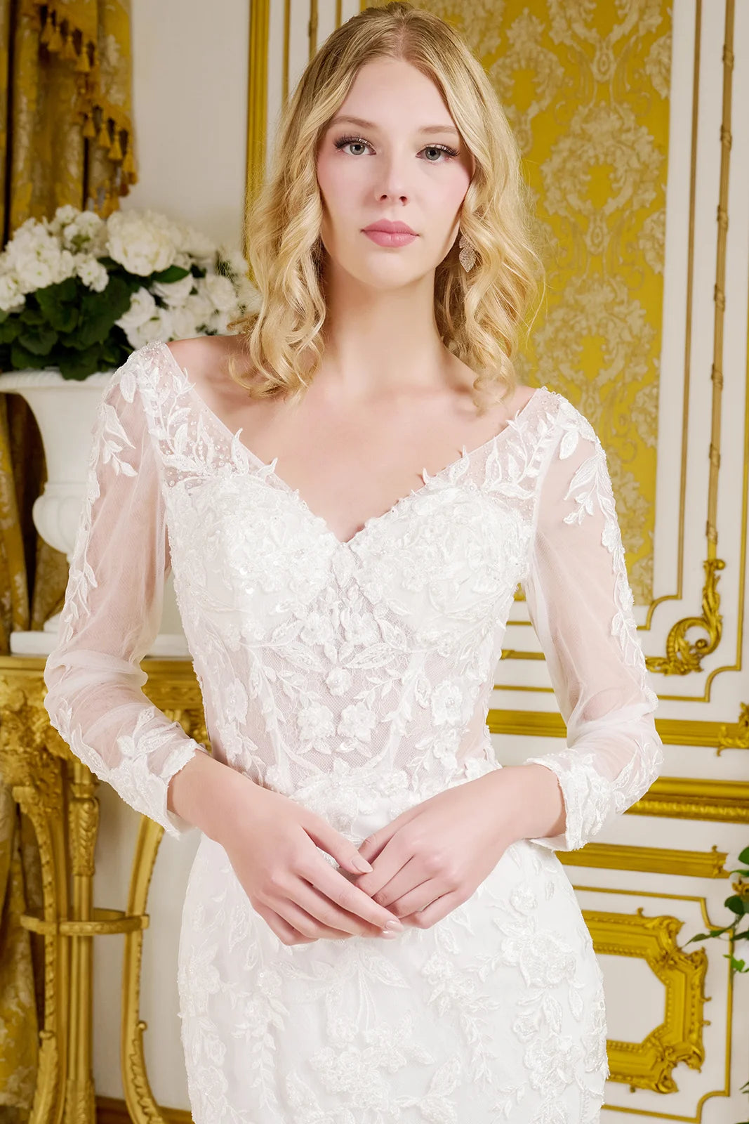 Vestido de Novia GLS by Gloria GL3659 - OFF WHITE