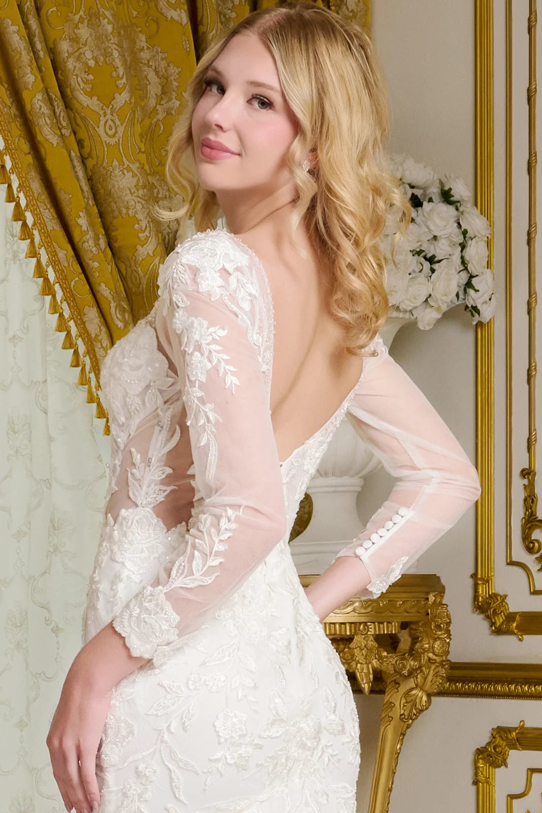 Vestido de Novia GLS by Gloria GL3659 - OFF WHITE
