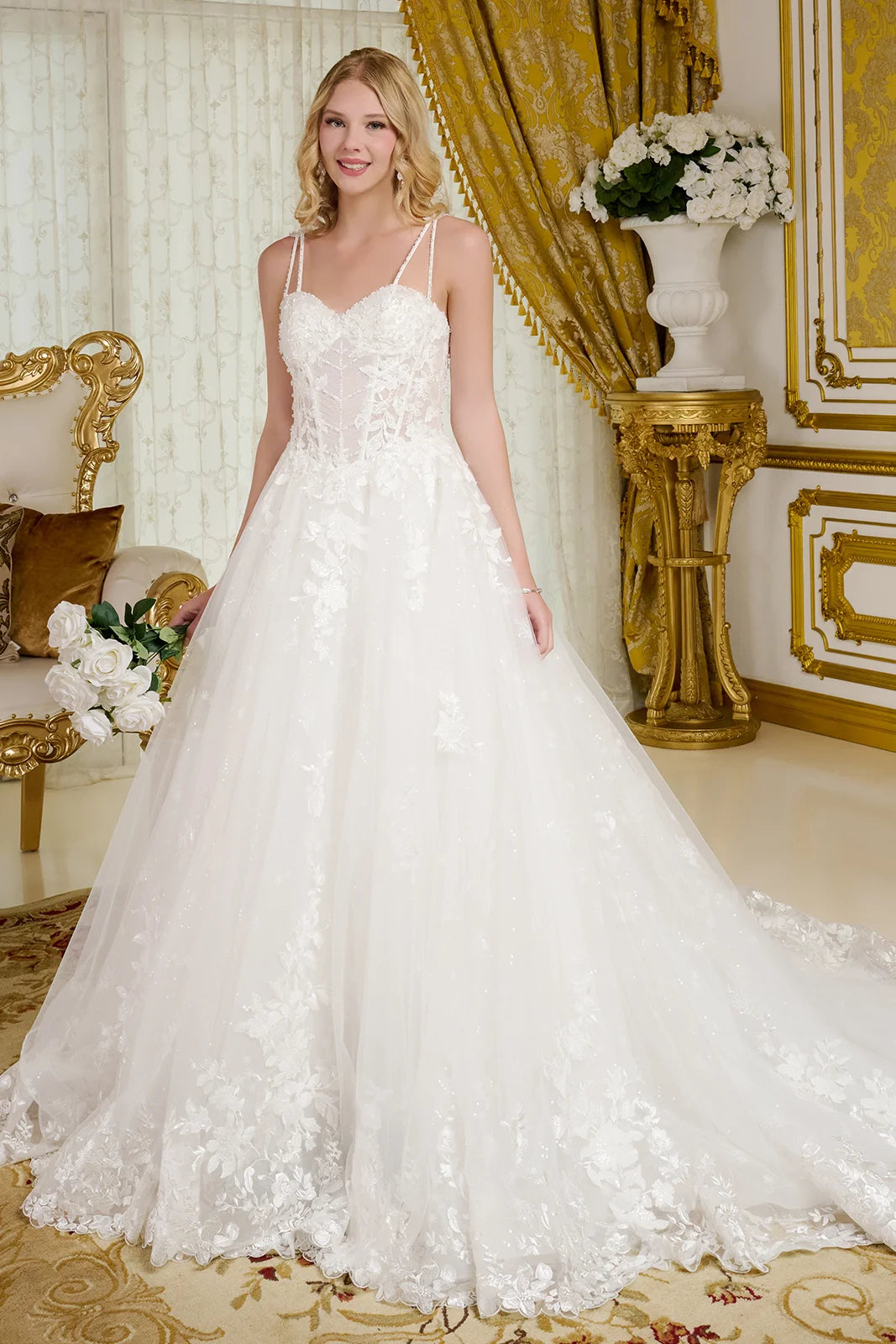 Vestido de Novia GLS by Gloria GL3660 - OFF WHITE