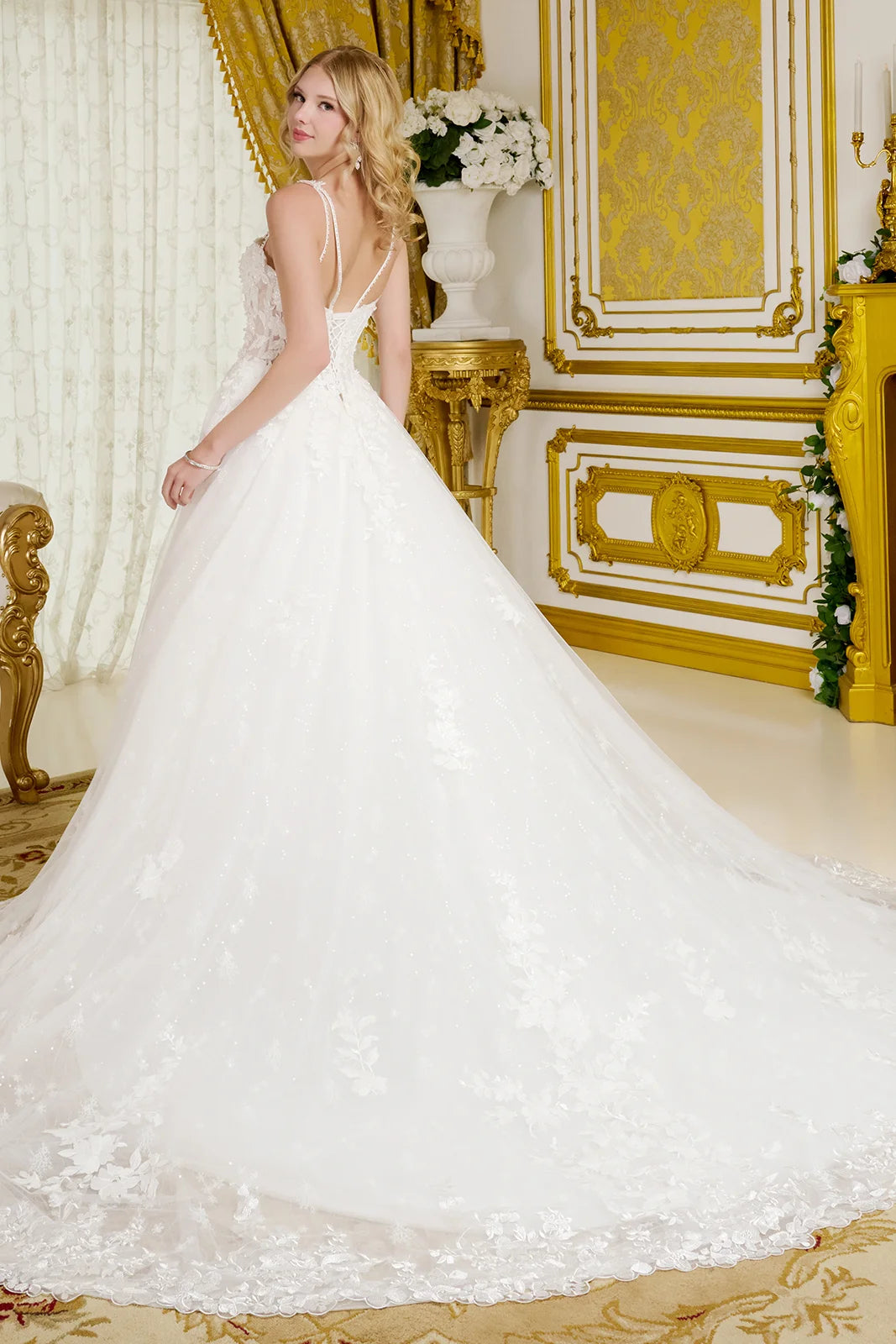 Vestido de Novia GLS by Gloria GL3660 - OFF WHITE