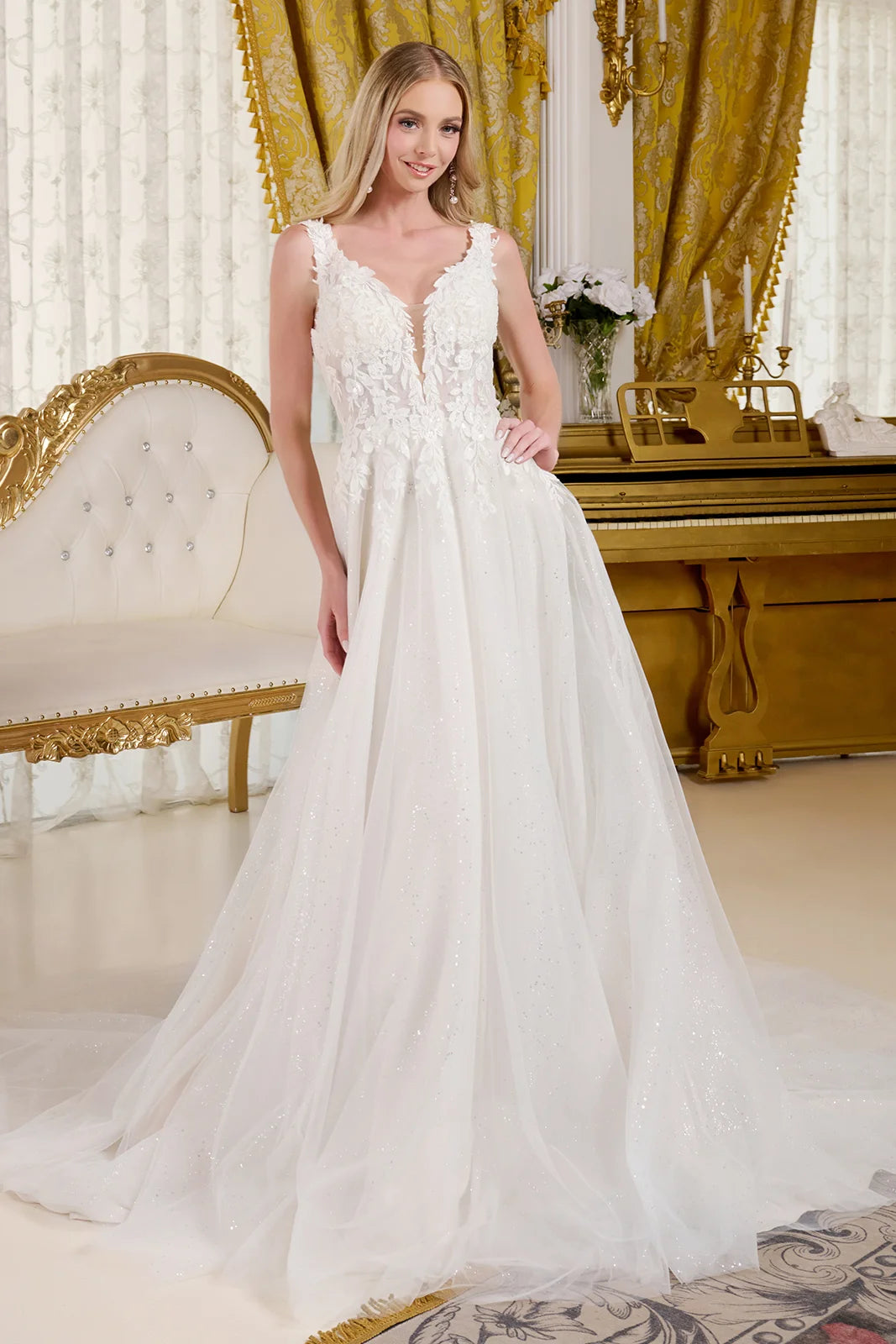 Vestido de Novia GLS by Gloria GL3661 - OFF WHITE