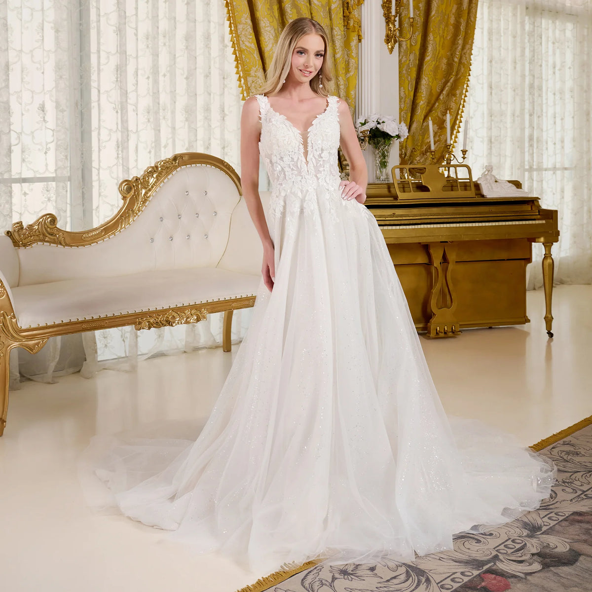 Vestido de Novia GLS by Gloria GL3661 - OFF WHITE