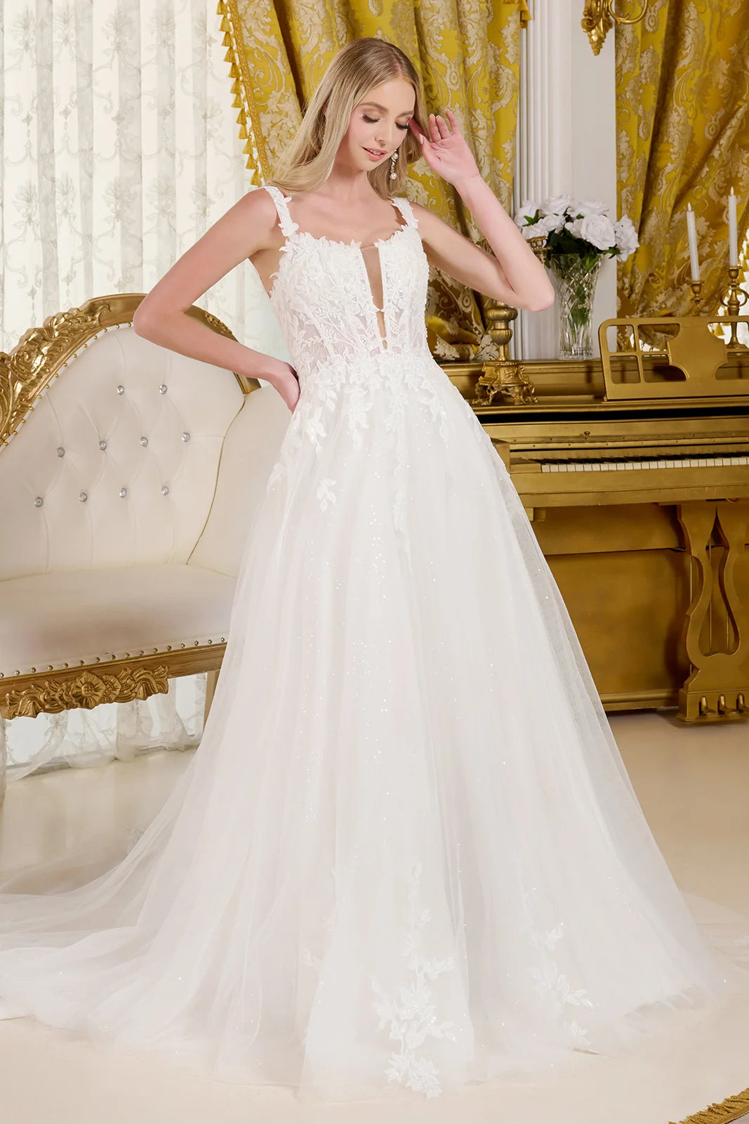 Vestido de Novia GLS by Gloria GL3662 - OFF WHITE