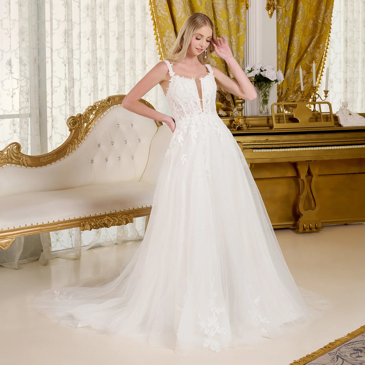 Vestido de Novia GLS by Gloria GL3662 - OFF WHITE