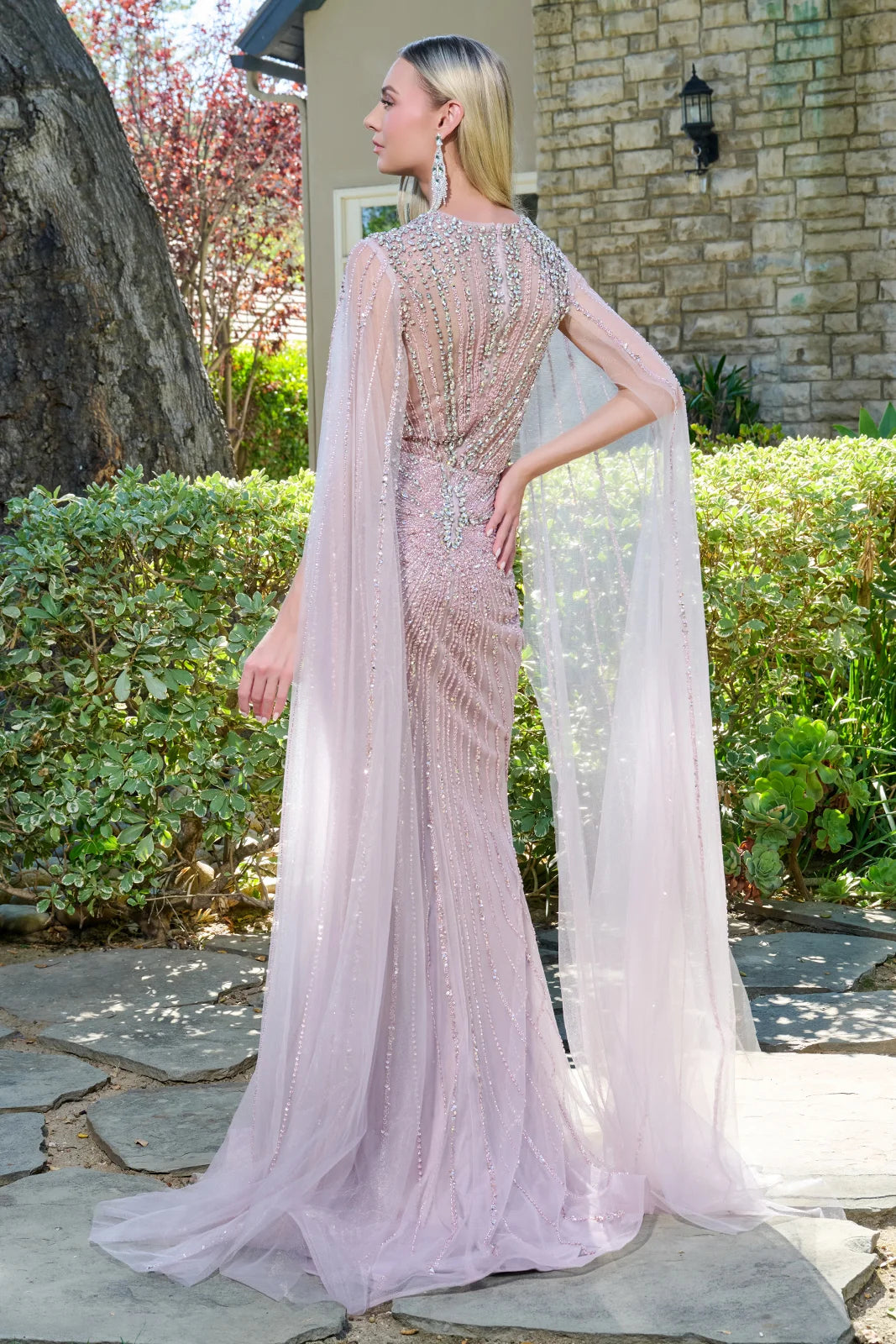 Vestido de Prom Elizabeth K GL3664 - DUSTY ROSE