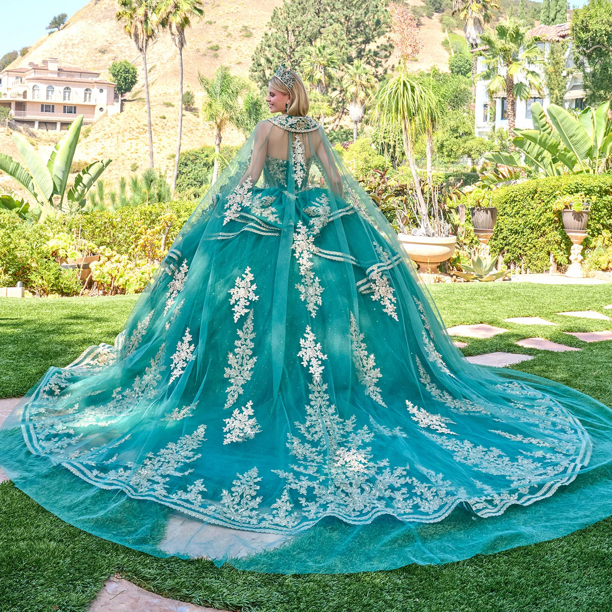 Vestido de XV Años Elizabeth K GL3671 - GREEN
