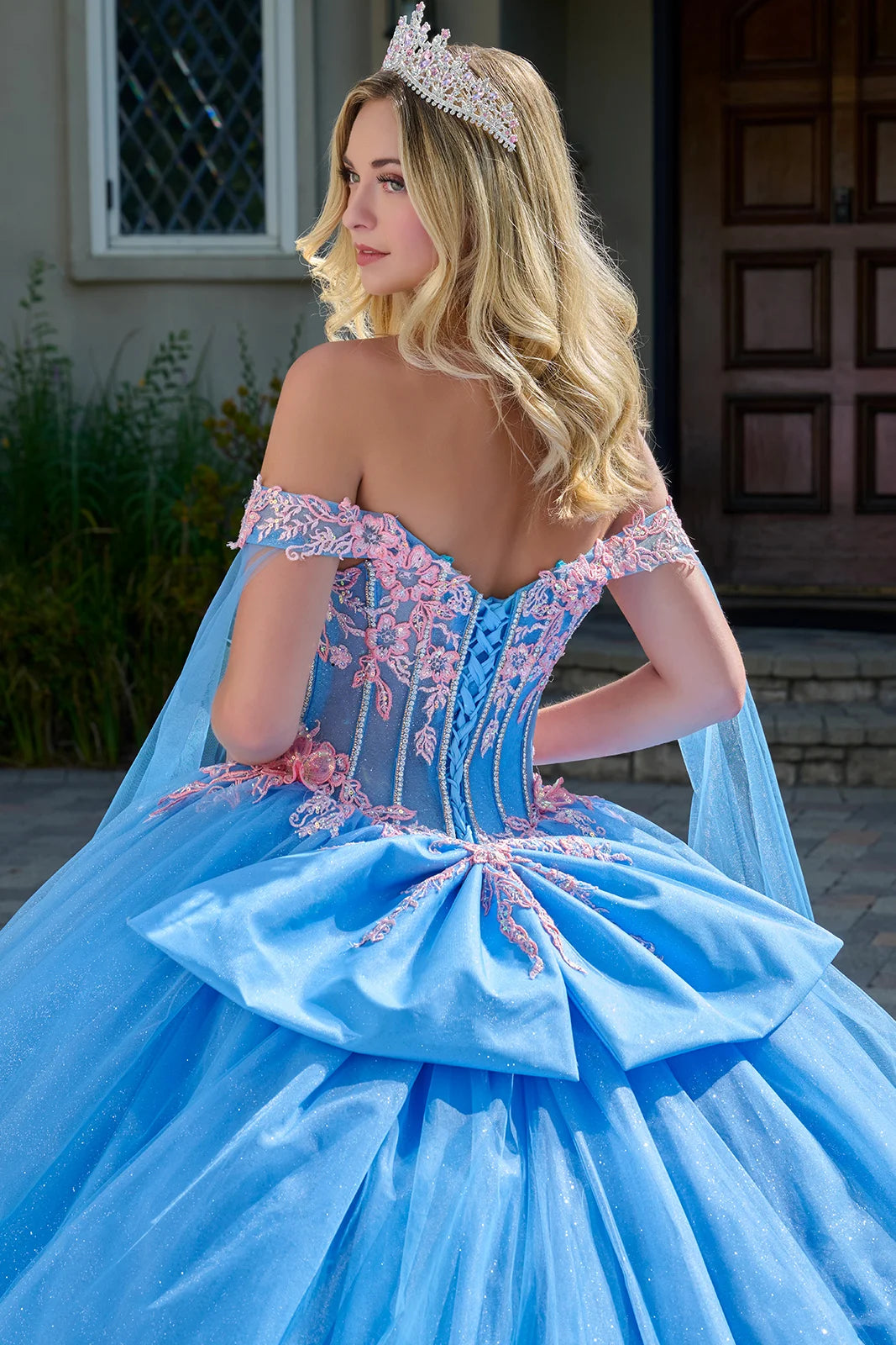 Vestido de XV Años Elizabeth K GL3708 - BAHAMA BLUE