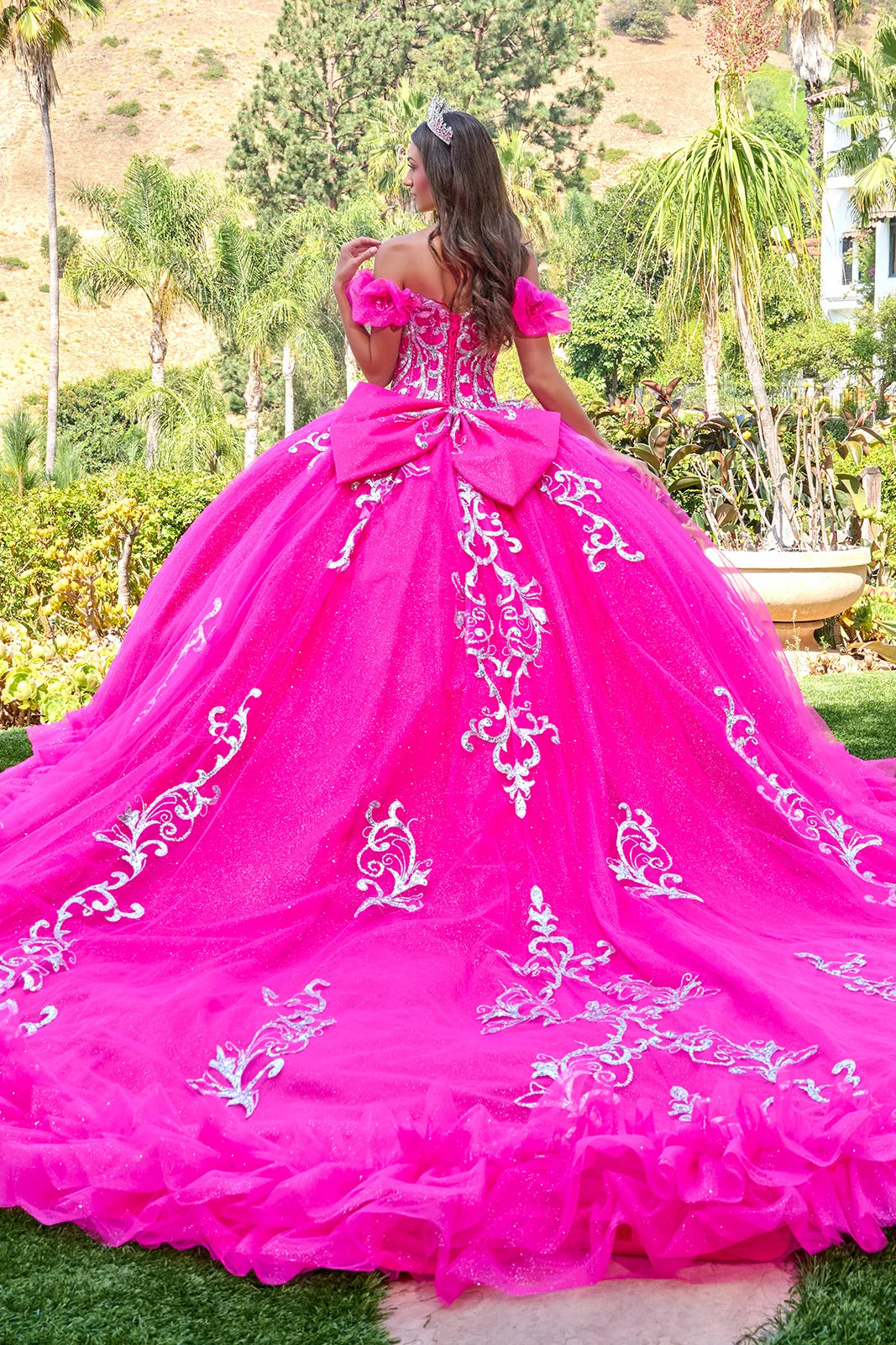 Vestido de XV Años Elizabeth K GL3709 - FUCHSIA