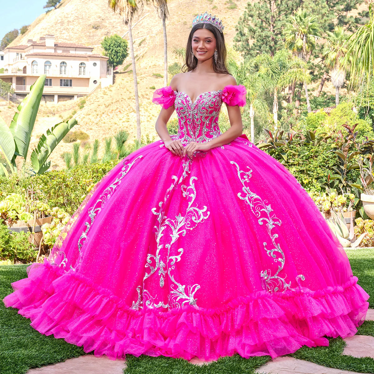 Vestido de XV Años Elizabeth K GL3709 - FUCHSIA