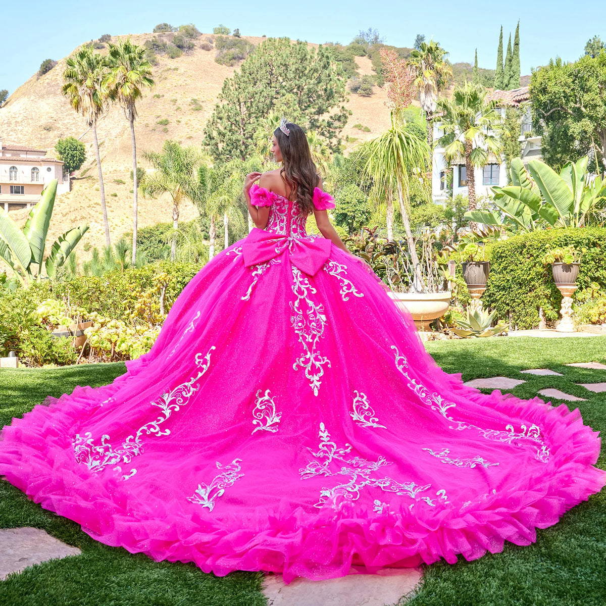 Vestido de XV Años Elizabeth K GL3709 - FUCHSIA