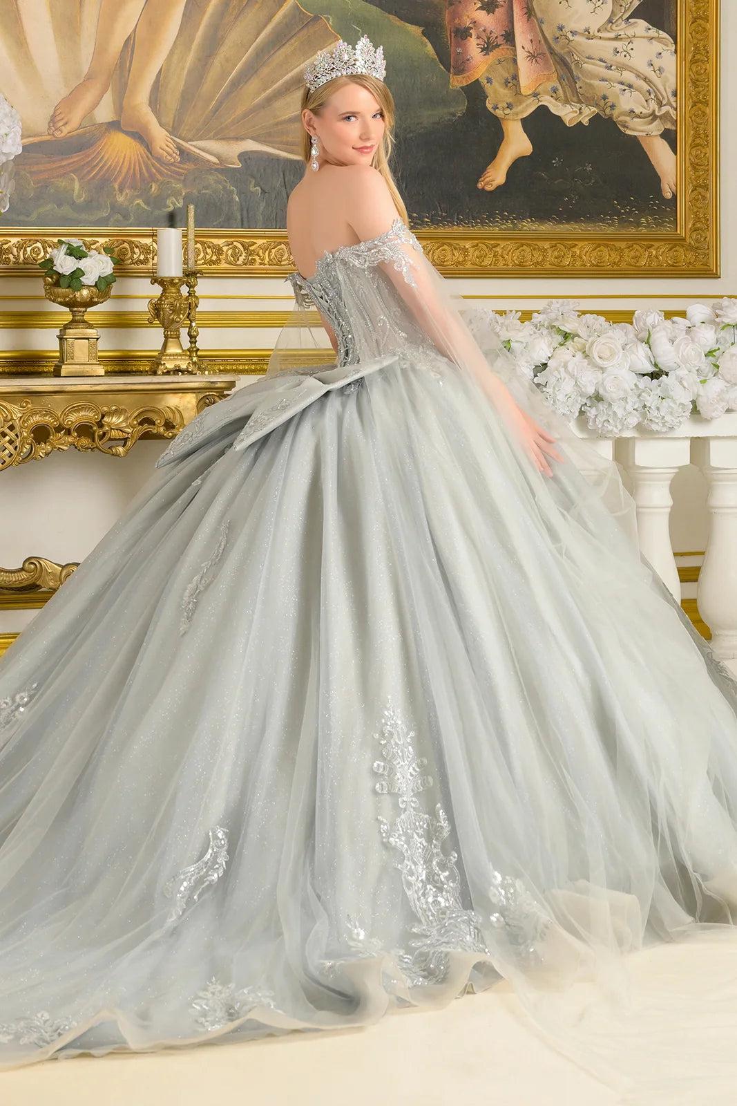 Vestido de XV Años Elizabeth K GL3711 - SILVER