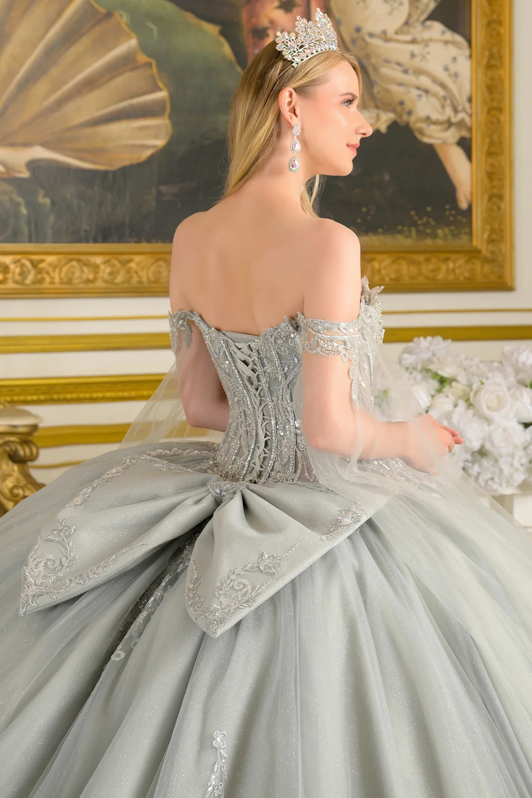 Vestido de XV Años Elizabeth K GL3711 - SILVER