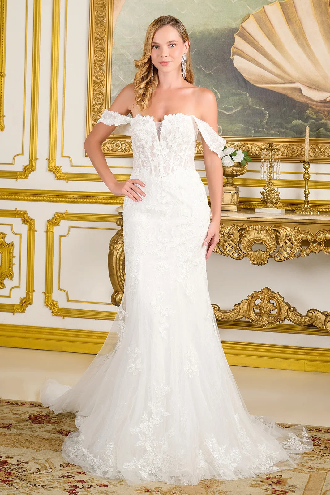 Vestido de Novia GLS by Gloria GL3713 - OFF WHITE