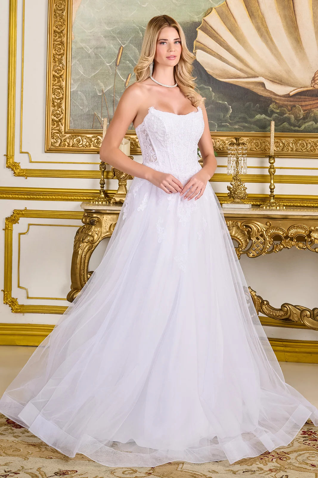Vestido de Novia GLS by Gloria GL3714 - OFF WHITE