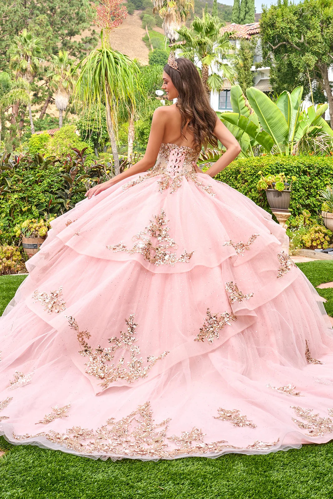 Vestido de XV Años Elizabeth K GL3724 - BLUSH