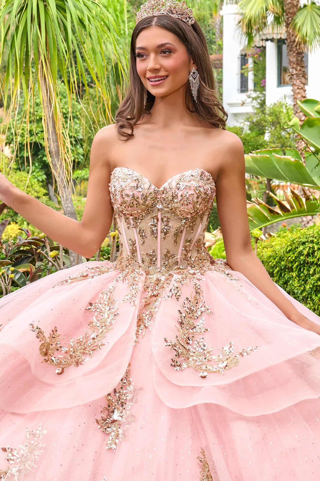 Vestido de XV Años Elizabeth K GL3724 - BLUSH