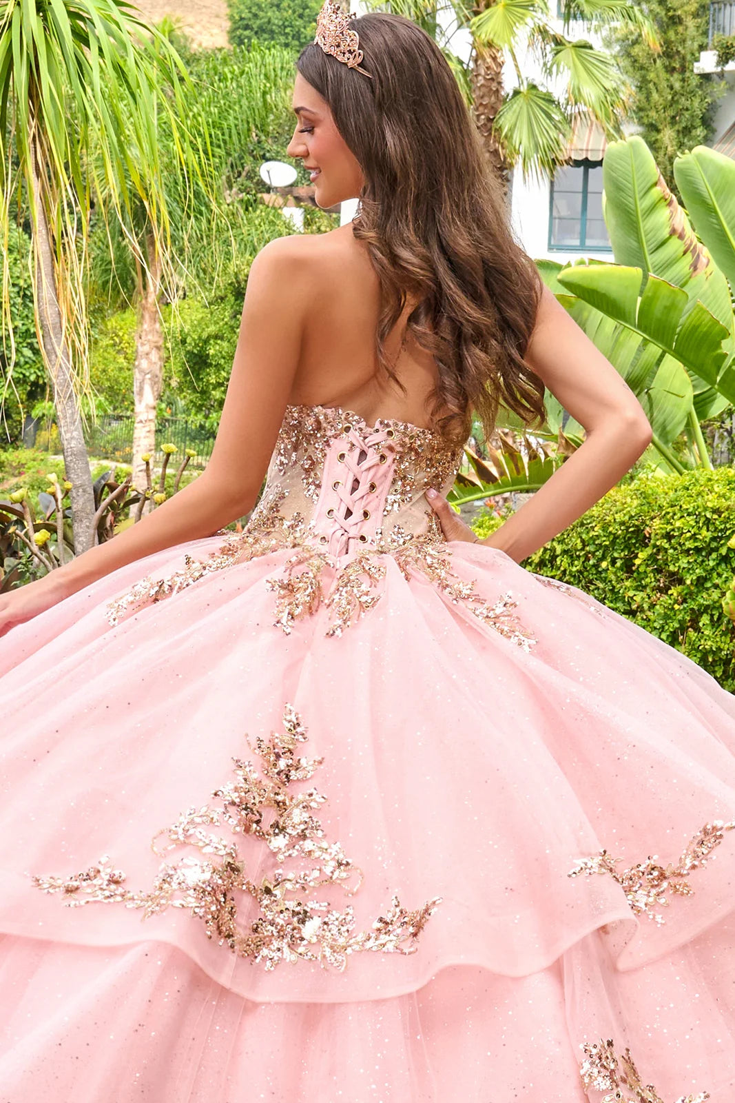 Vestido de XV Años Elizabeth K GL3724 - BLUSH