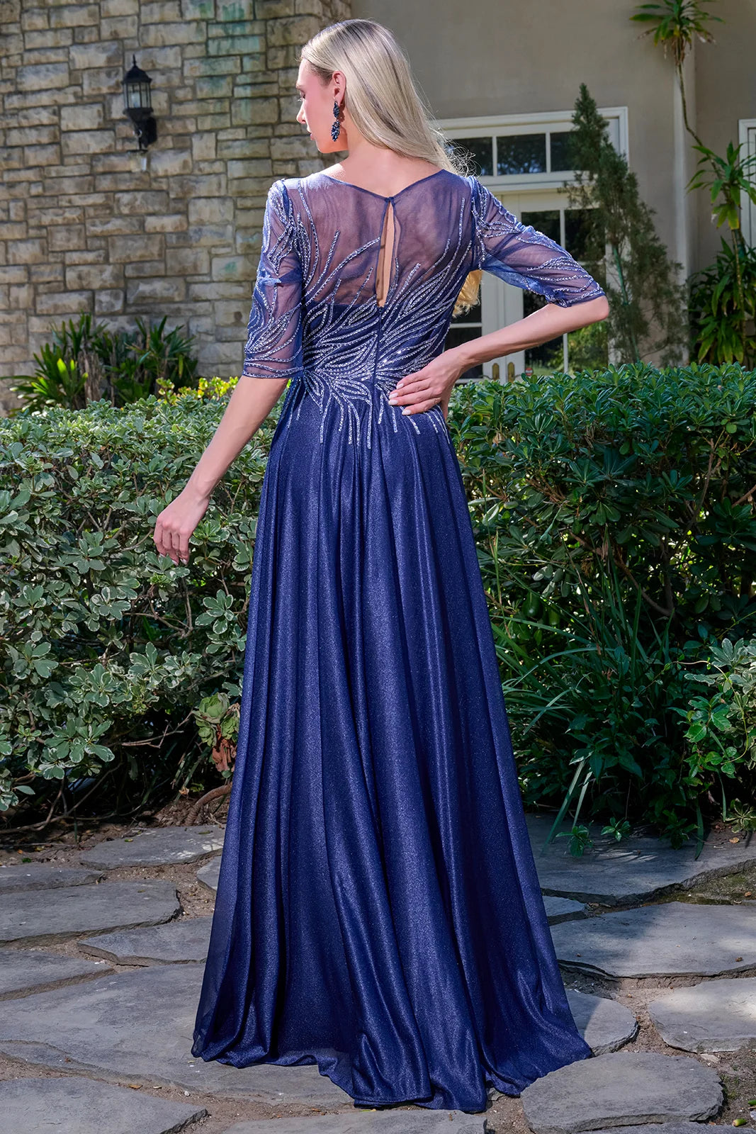Vestido para Mamá de la Novia GLS by Gloria GL3739 - NAVY