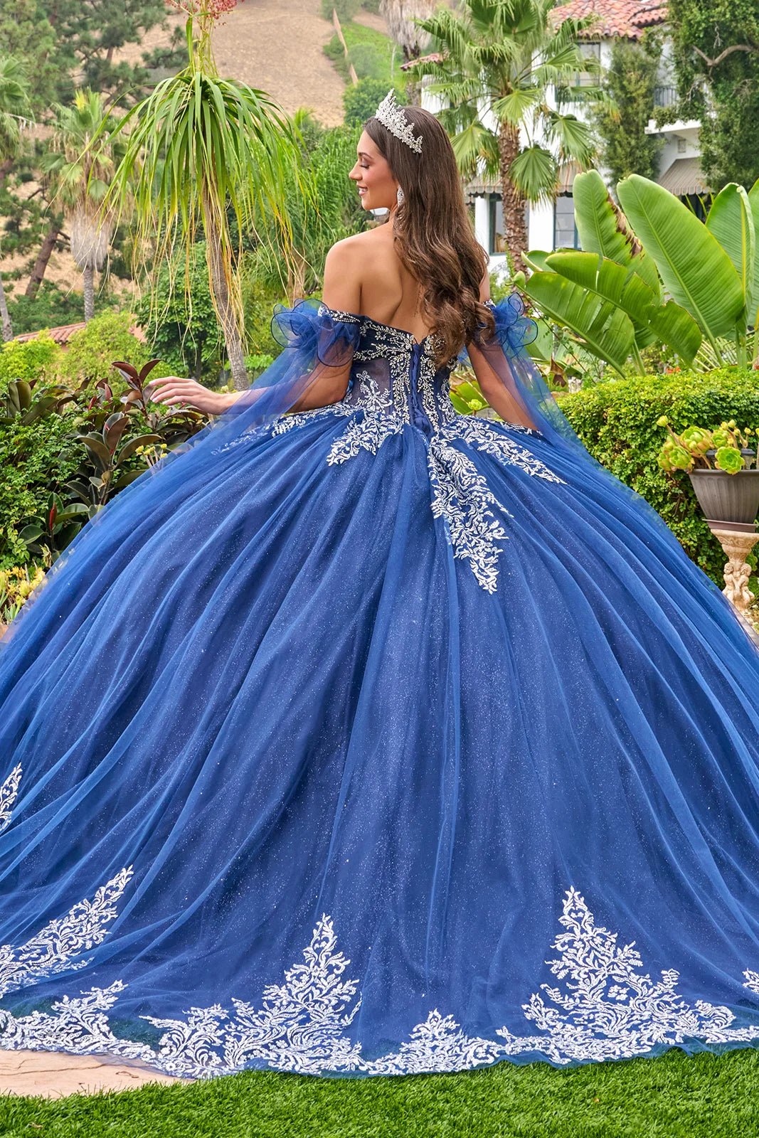 Vestido de XV Años Elizabeth K GL3752 - NAVY