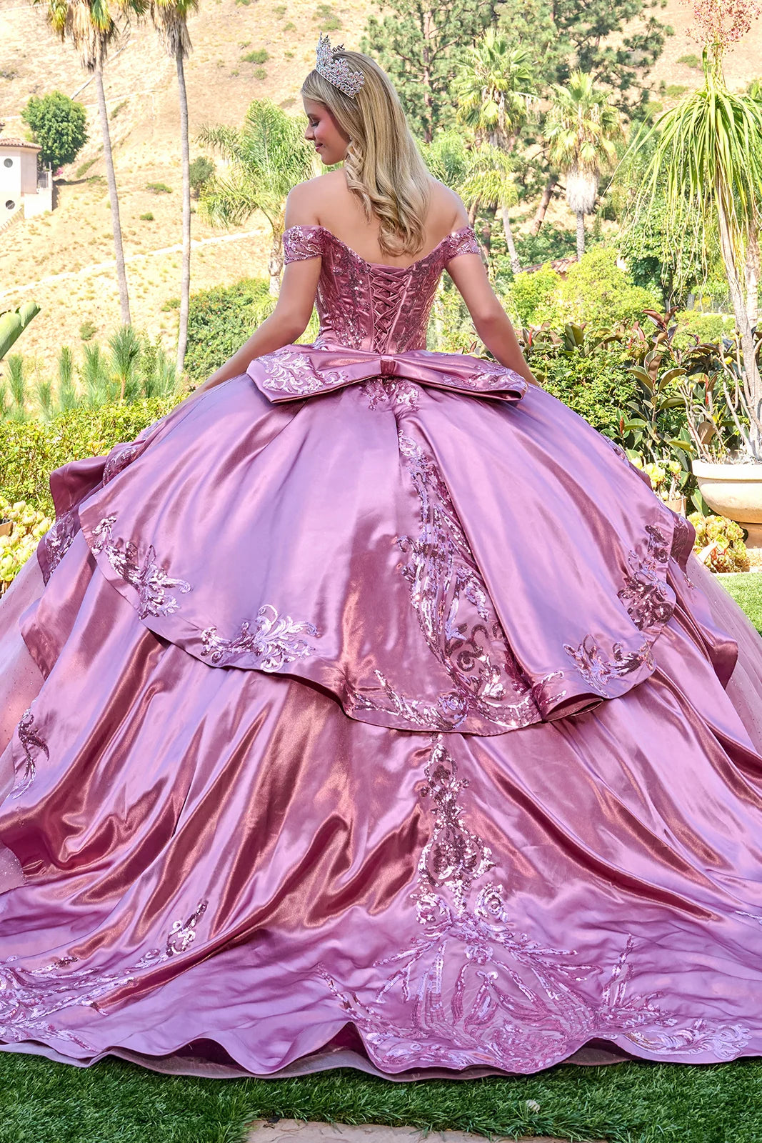 Vestido de XV Años Elizabeth K GL3794 - DUSTY ROSE