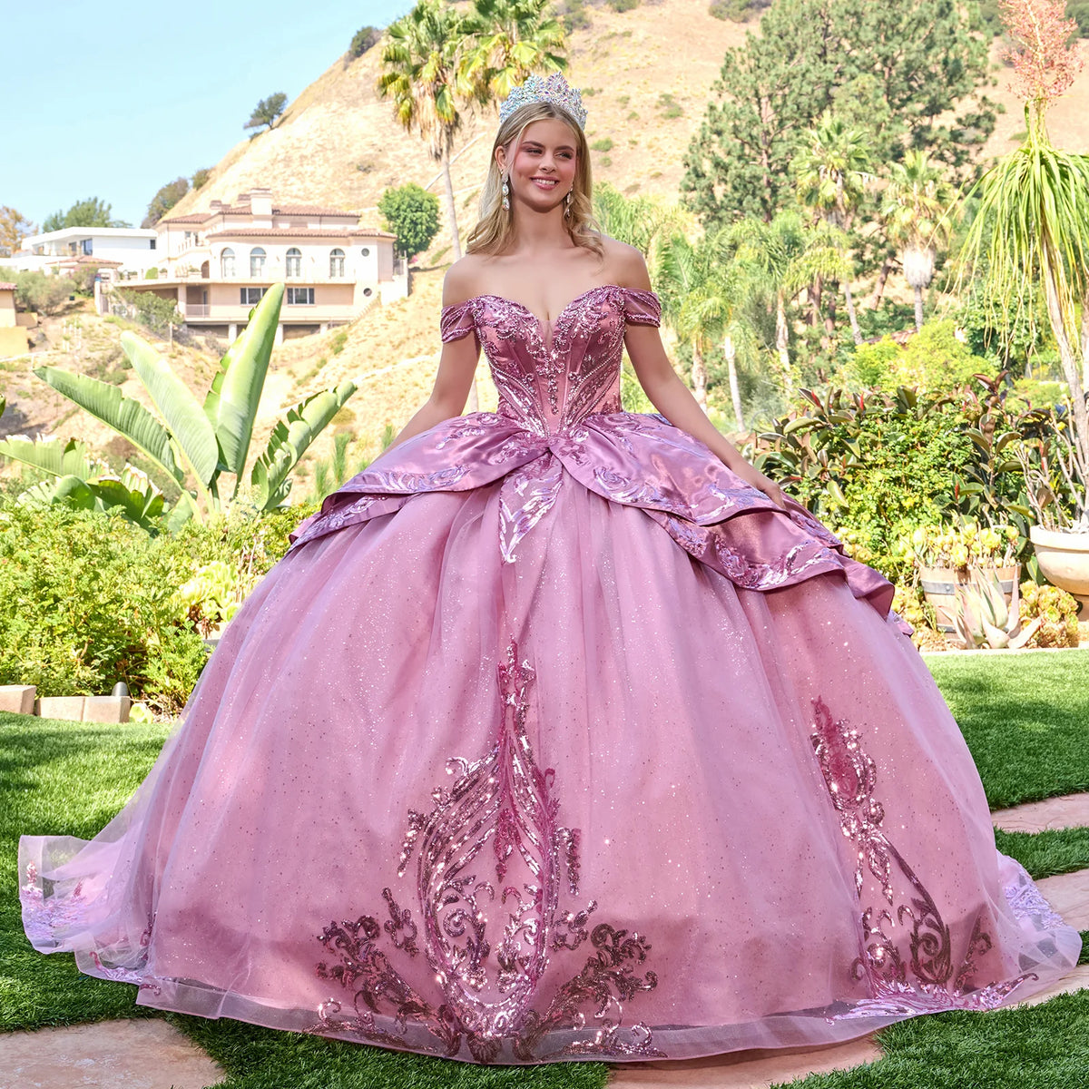 Vestido de XV Años Elizabeth K GL3794 - DUSTY ROSE
