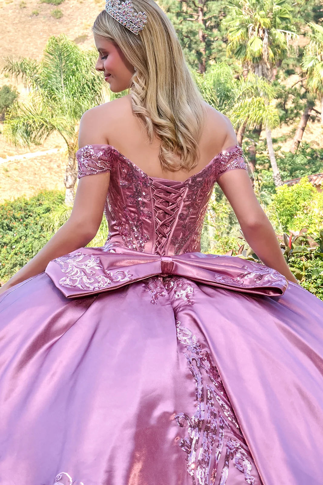 Vestido de XV Años Elizabeth K GL3794 - DUSTY ROSE