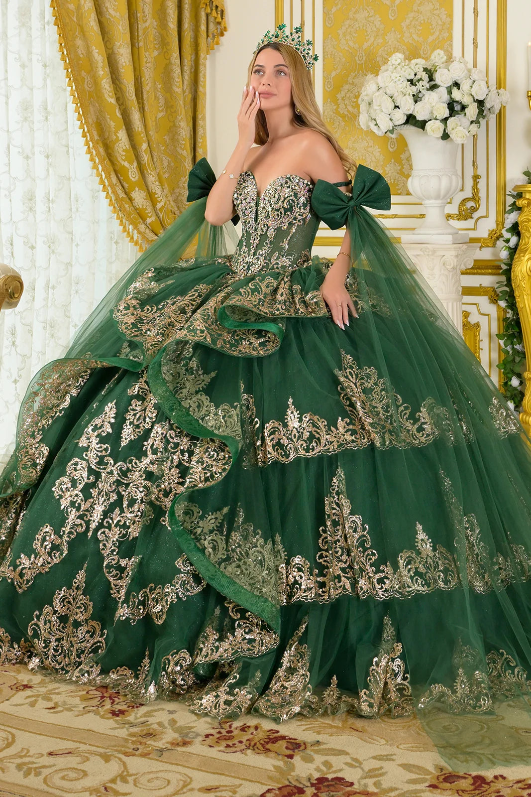 Vestido de XV Años Elizabeth K GL3801 - GREEN