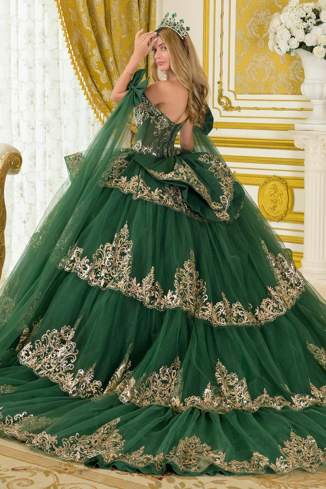 Vestido de XV Años Elizabeth K GL3801 - GREEN