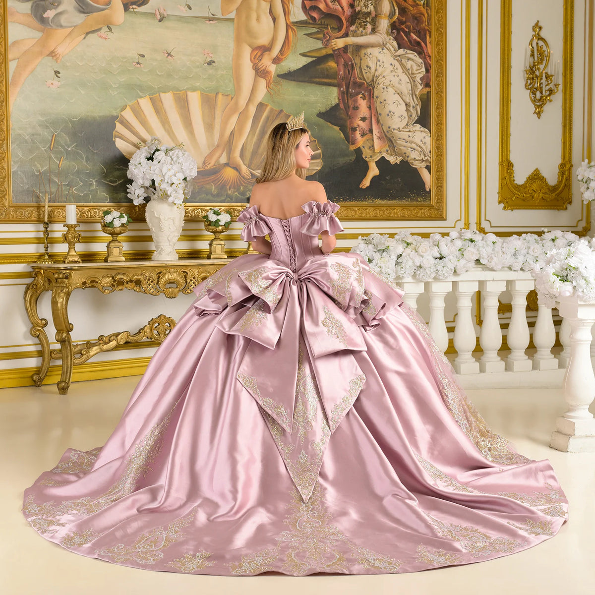Vestido de XV Años Elizabeth K GL3803 - MAUVE