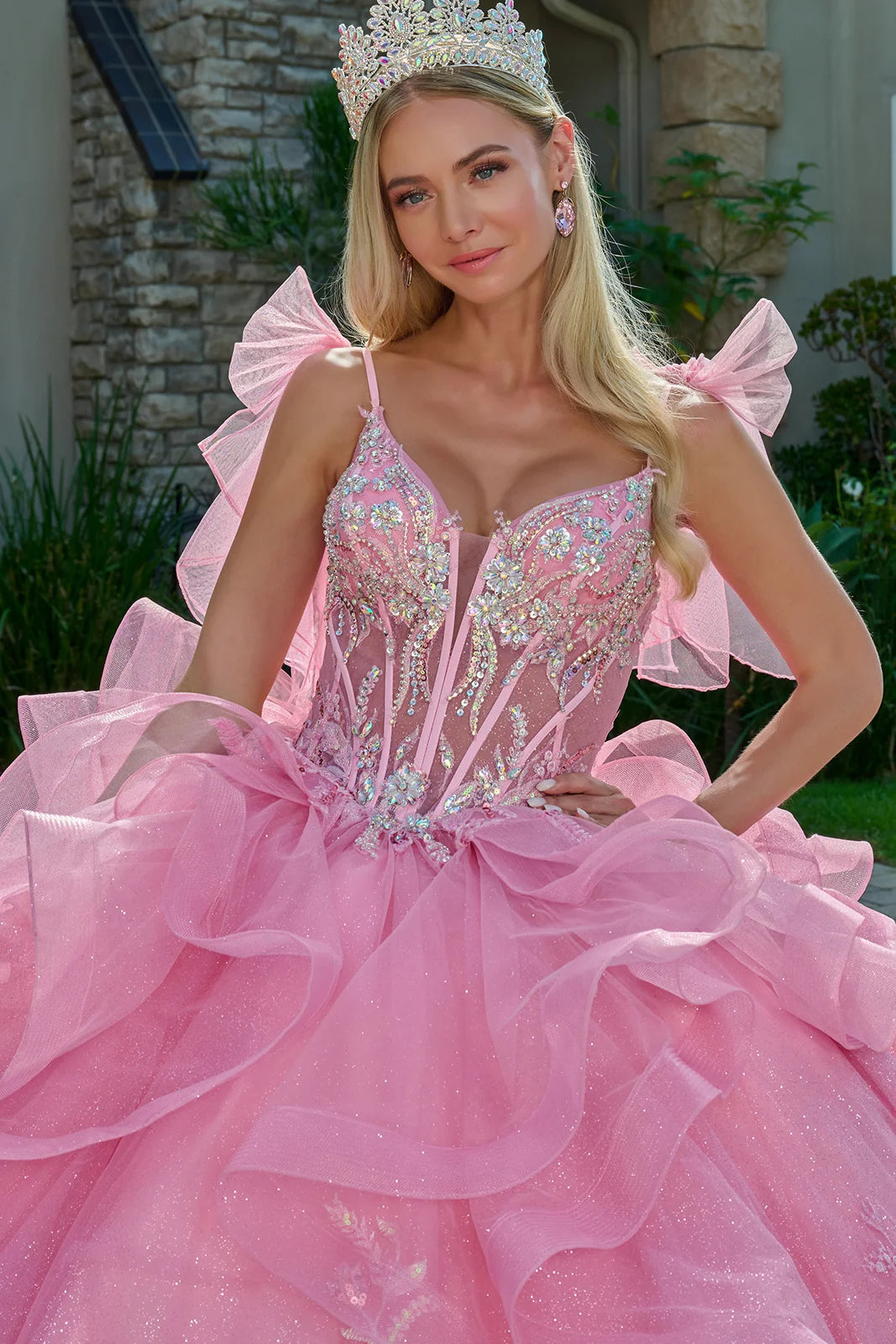 Vestido de XV Años Elizabeth K GL3804 - PINK