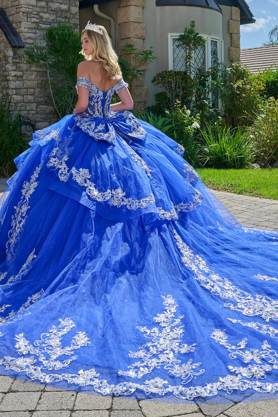 Vestido de XV Años Elizabeth K GL3805 - ROYAL BLUE