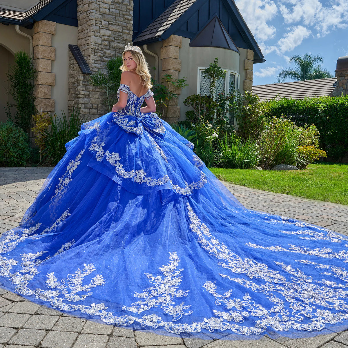 Vestido de XV Años Elizabeth K GL3805 - ROYAL BLUE