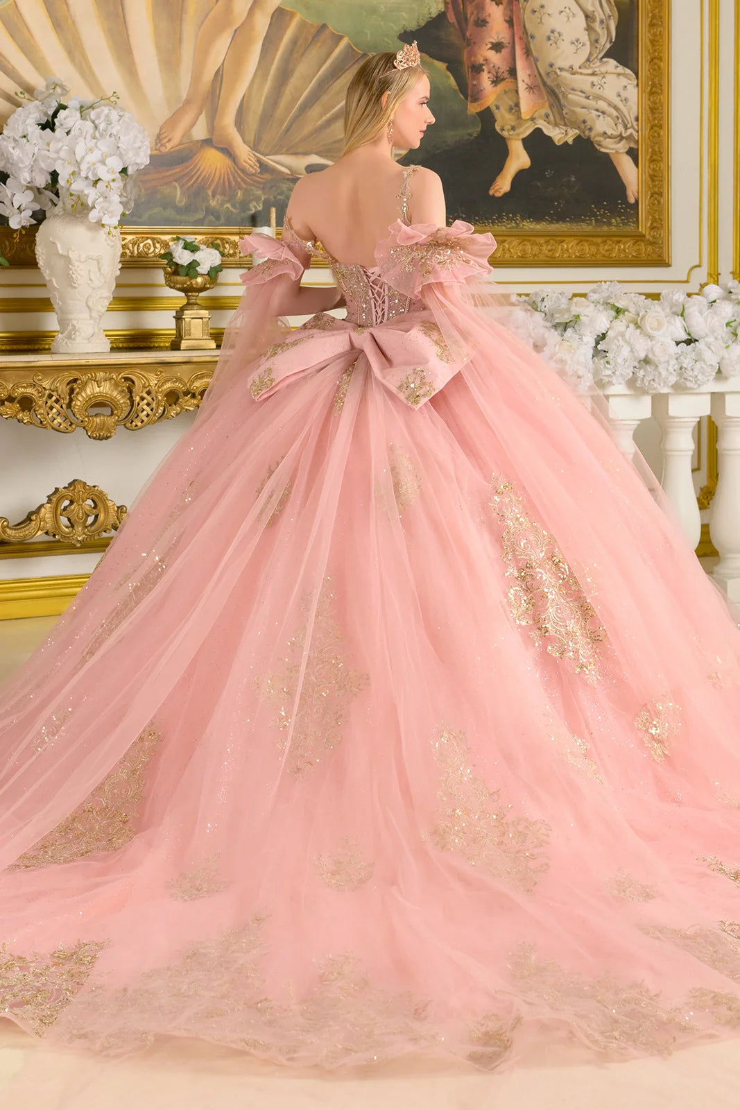 Vestido de XV Años Elizabeth K GL3814 - DUSTY ROSE