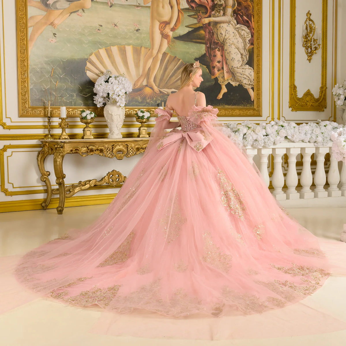 Vestido de XV Años Elizabeth K GL3814 - DUSTY ROSE