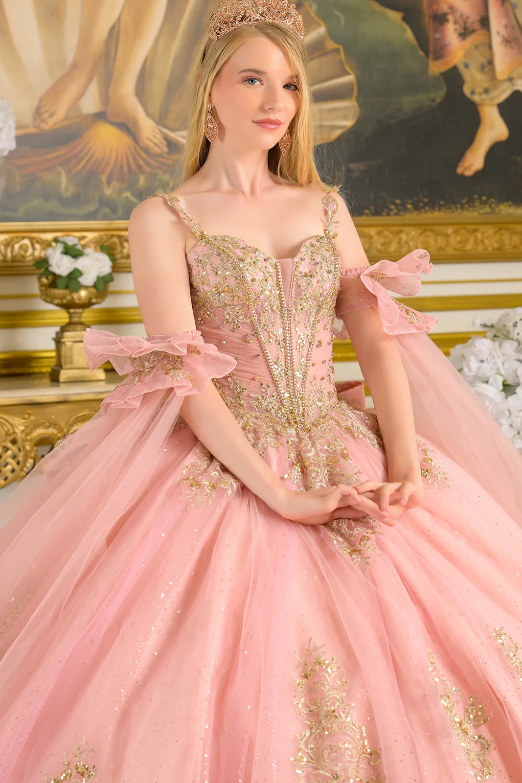 Vestido de XV Años Elizabeth K GL3814 - DUSTY ROSE