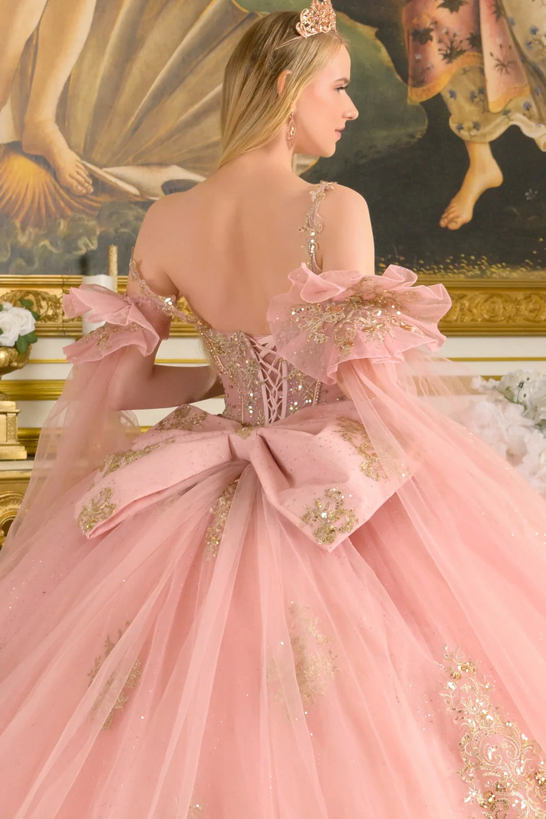 Vestido de XV Años Elizabeth K GL3814 - DUSTY ROSE