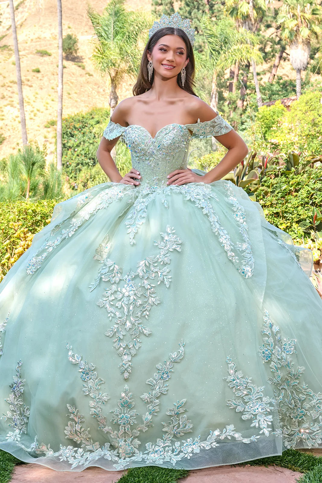 Vestido de XV Años Elizabeth K GL3815 - SAGE
