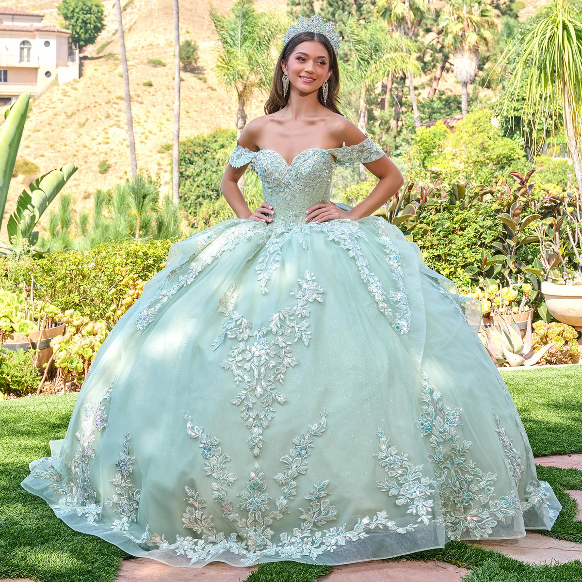 Vestido de XV Años Elizabeth K GL3815 - SAGE