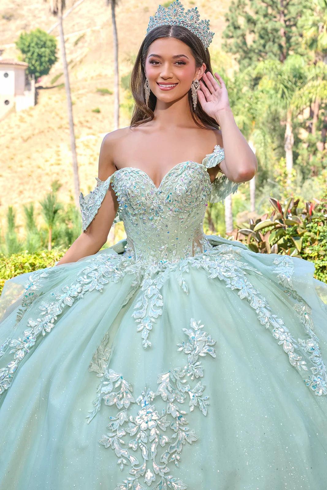 Vestido de XV Años Elizabeth K GL3815 - SAGE