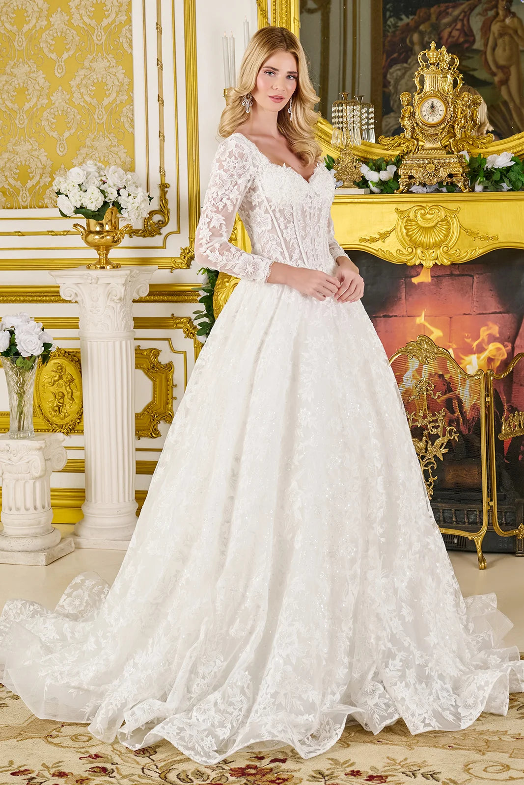 Vestido de Novia GLS by Gloria GL3819 - OFF WHITE