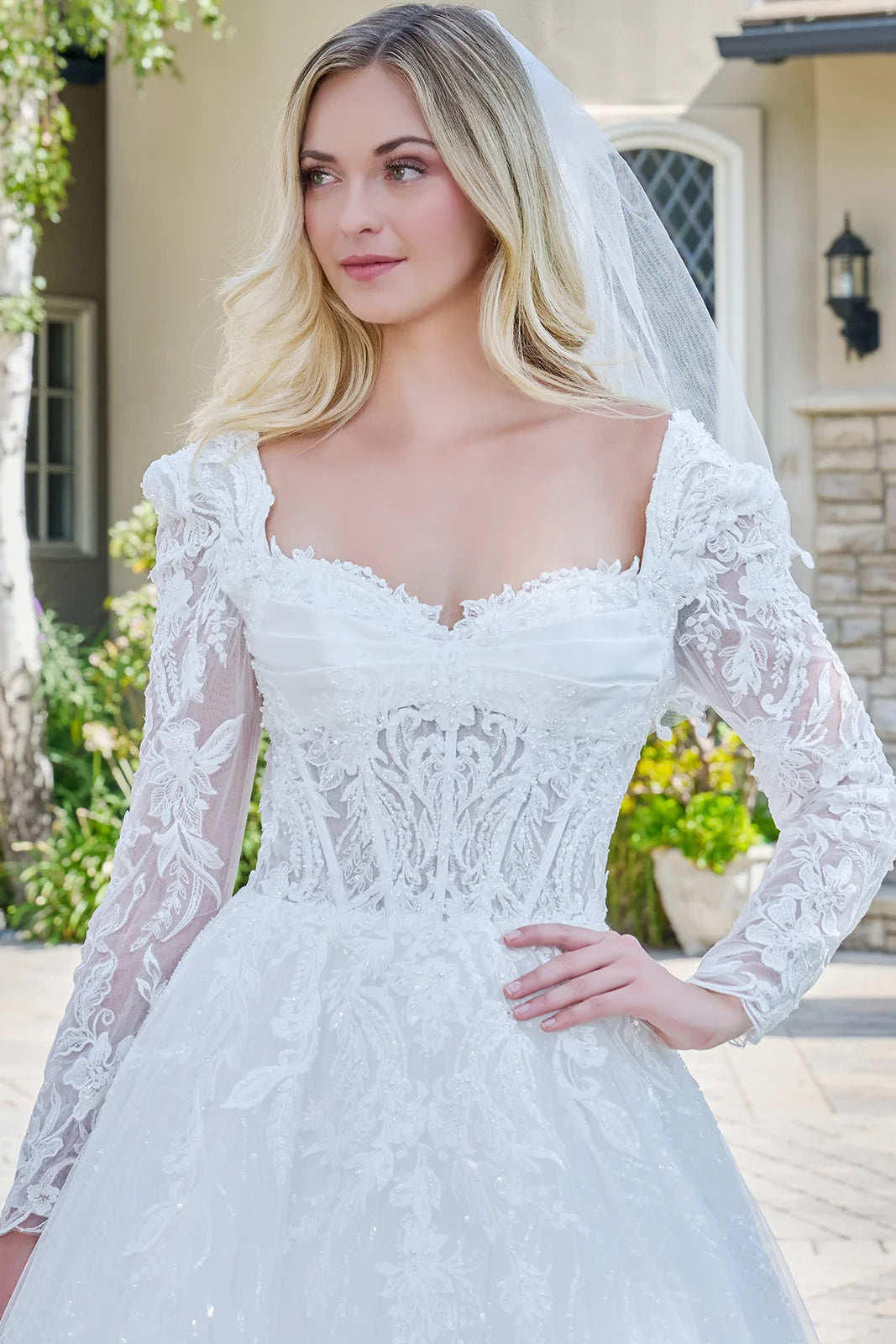 Vestido de Novia GLS by Gloria GL3820 - OFF WHITE