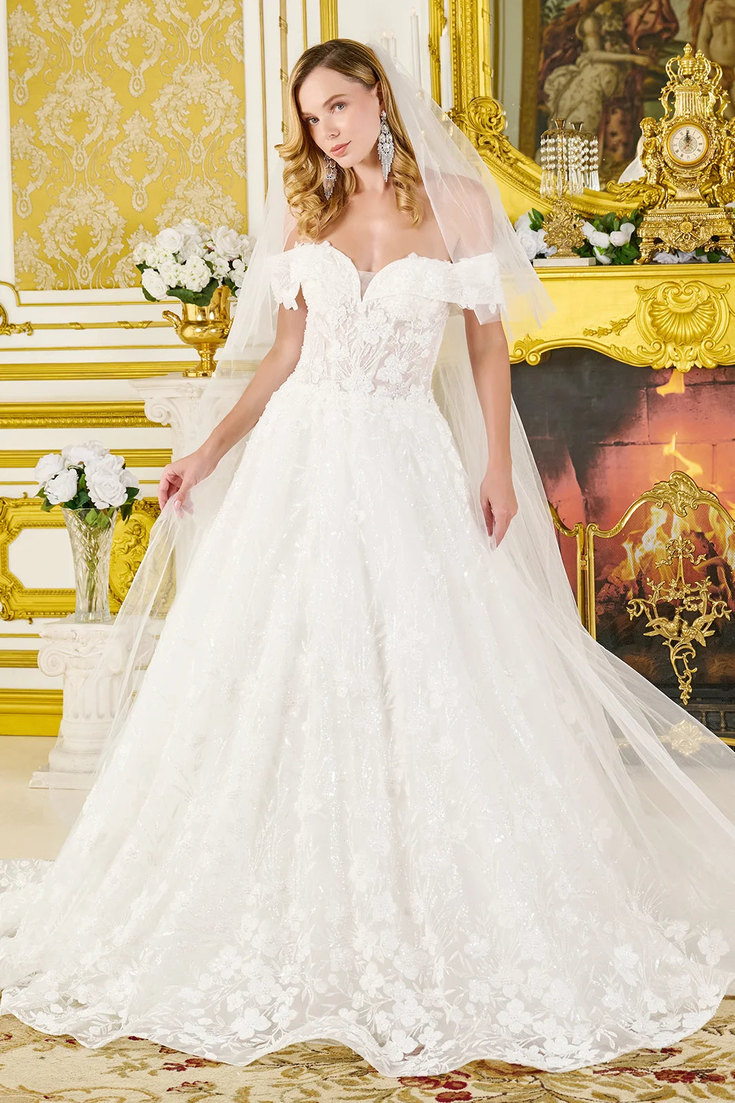Vestido de Novia GLS by Gloria GL3821 - OFF WHITE