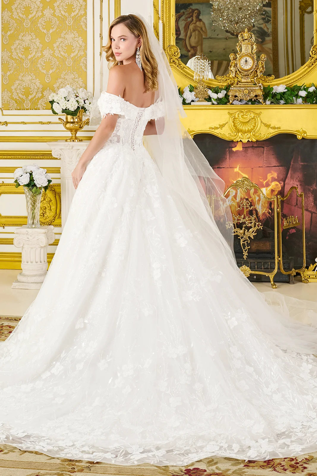 Vestido de Novia GLS by Gloria GL3821 - OFF WHITE