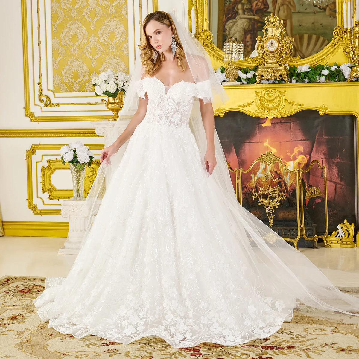 Vestido de Novia GLS by Gloria GL3821 - OFF WHITE