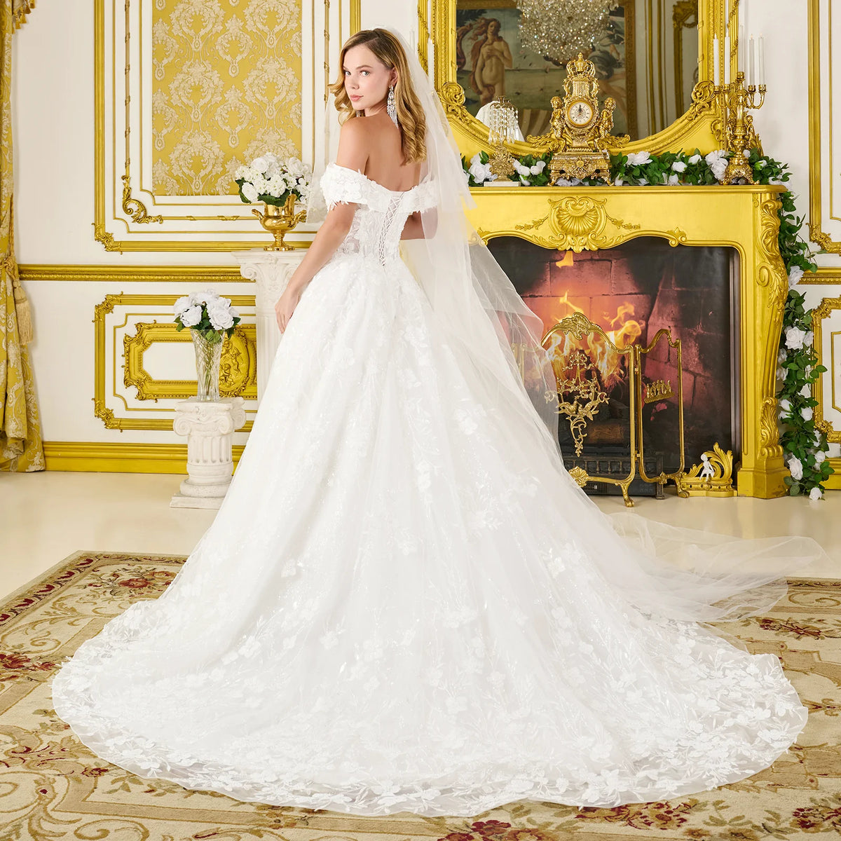 Vestido de Novia GLS by Gloria GL3821 - OFF WHITE