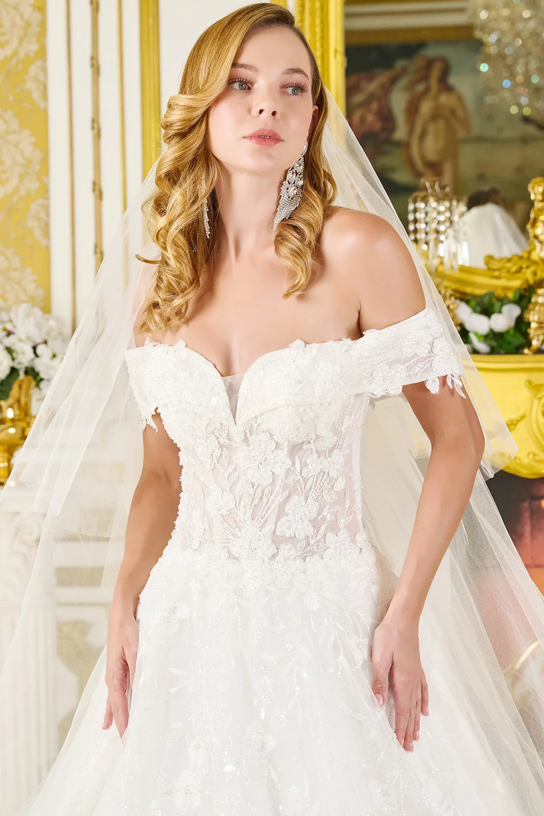 Vestido de Novia GLS by Gloria GL3821 - OFF WHITE