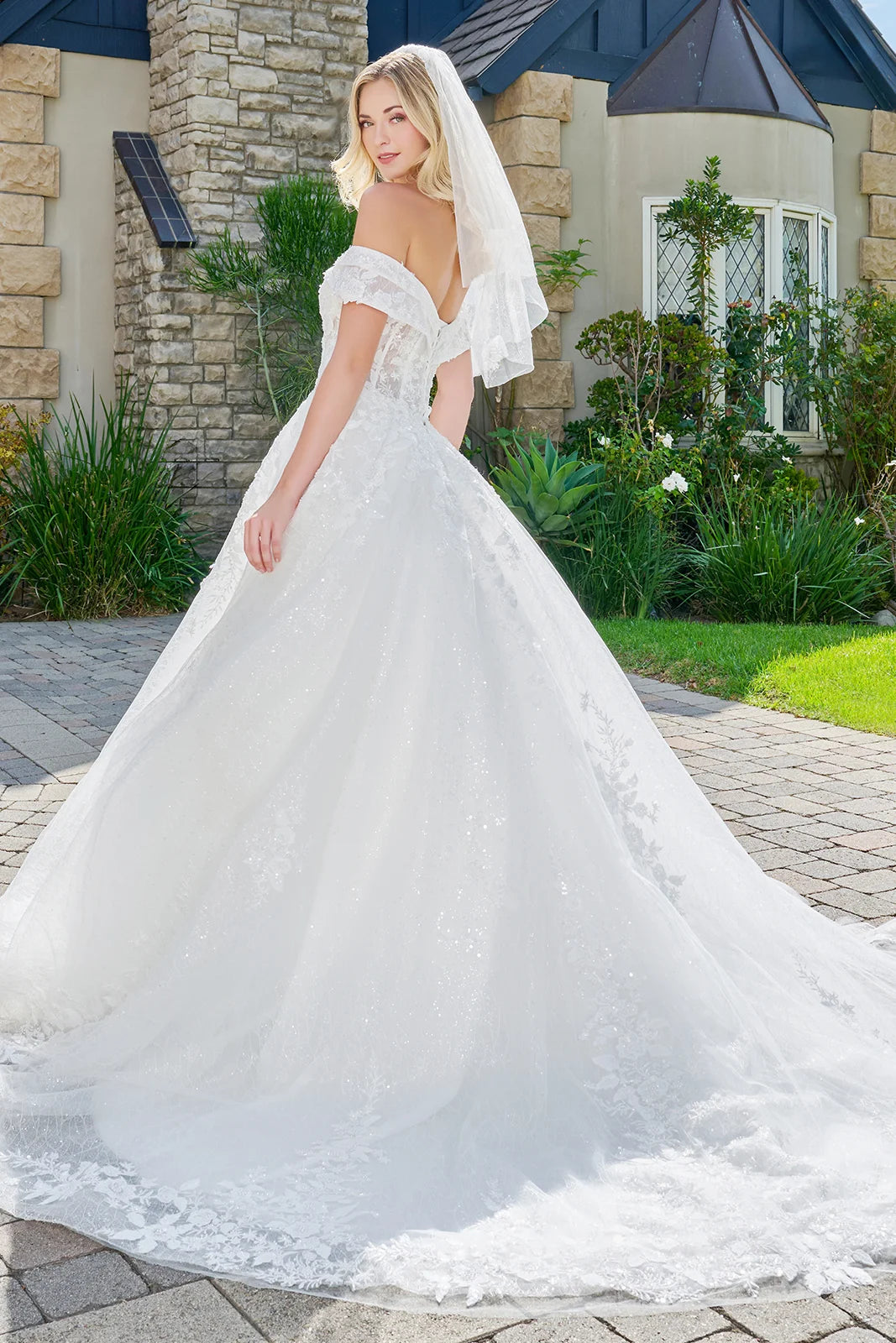 Vestido de Novia GLS by Gloria GL3822 - OFF WHITE