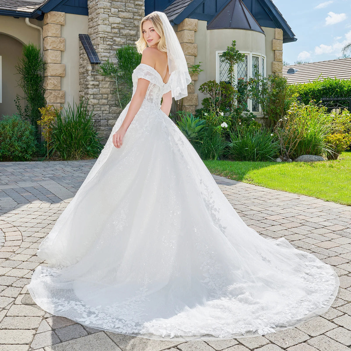 Vestido de Novia GLS by Gloria GL3822 - OFF WHITE