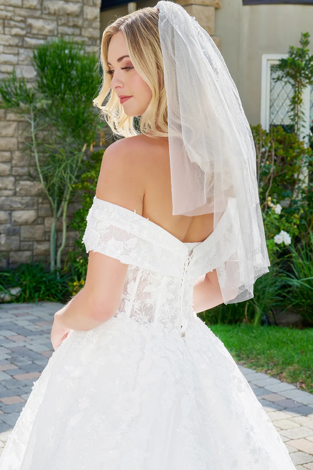 Vestido de Novia GLS by Gloria GL3822 - OFF WHITE